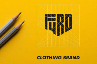 design modern luxury fashion apparel clothing brand logo