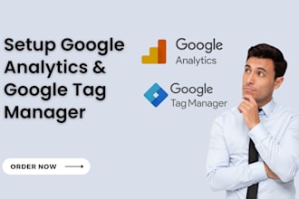 setup google analytics ga4 and tag manager GTM