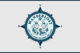 be design travel, adventure, tour, hotel and resort logo
