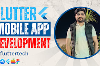 design and develop the flutter app
