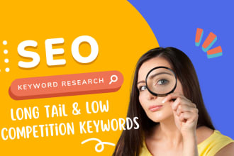research ideal long tail low competition SEO keywords