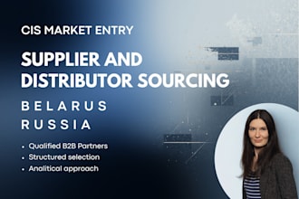 identify and qualify b2b distributors in belarus, russia