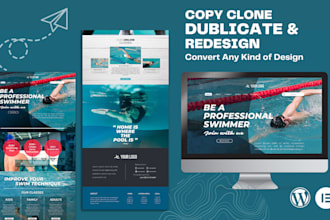 copy clone duplicate redesign wordpress website using elementor