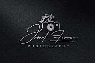 design photography logo watermark or signature