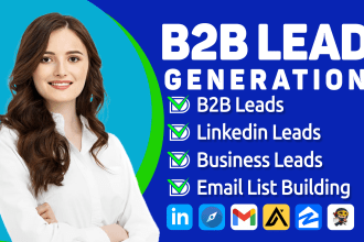 do b2b lead generation, list building, lead prospecting and email list building