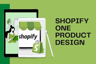 build shopify one product store, automated dropshipping store