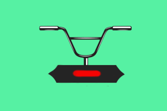 design bicycle logo within a sort time