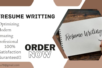write you a modern and optimized resume