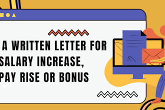 write a salary pay rise increase letter for you
