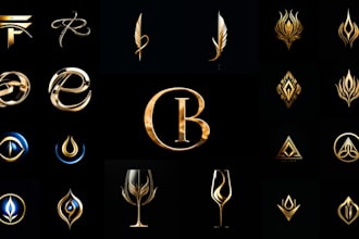 create a sleek, modern futuristic logo for your brand