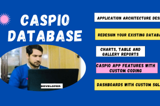 develop, and customize the caspio database