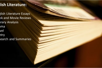 write essays on english literature