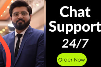 be your chat support agent and virtual assistant