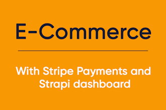 create e commerce website with stripe and strapi