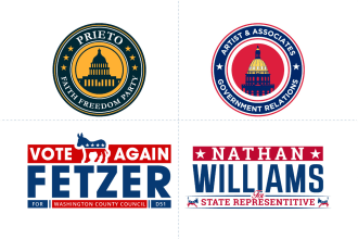 design modern  unique political campaign logo