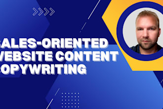 write your website content