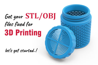 repair, fix, optimize your stl, obj files for 3d printing