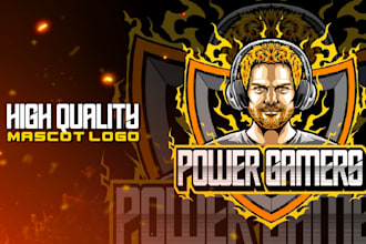 create avatar logo and mascot for gaming twitch and youtube