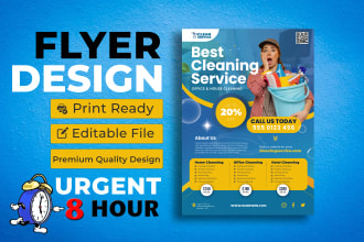 design oriented business flyer, poster, leaflet, marketing material print ad
