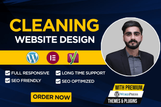 create a cleaning service,car wash, pressure washing business wordpress website