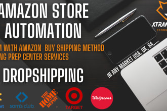 amazon 2 step dropshipping automation with prep, VA services
