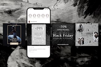 create professional social media post designs to enhance your brand ident