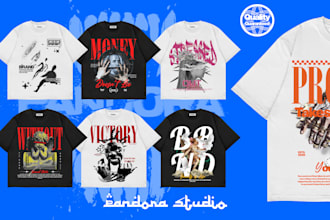 create trendy streetwear graphics for your brand