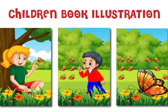 create children story book illustrations