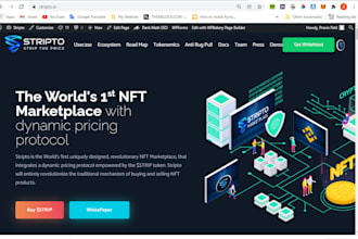 create crypto wordpress website or ico landing page with pro theme