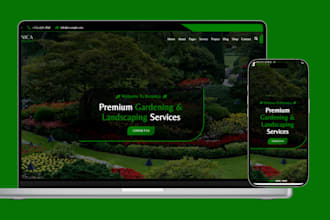 design landscaping, lawn care company, snow removal, gardening, plant website