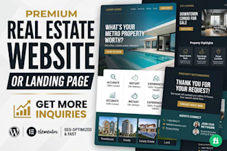 build a real estate landing page real estate investor landing page or website