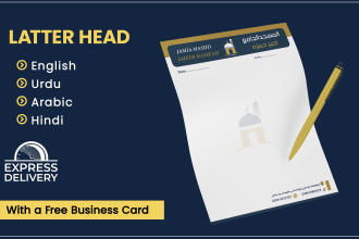 design letterhead business card and full stationery in 5hrs