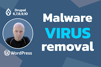 remove malware from drupal or wordpress site
