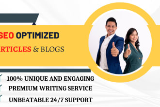 do amazing 1500 words SEO article writing or blog post