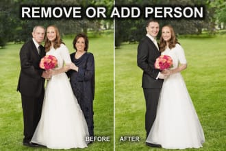 add or remove object, person, people add text, logo, background from photo