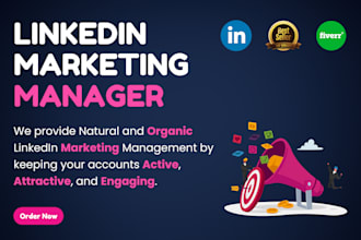 be your linkedin marketing manager