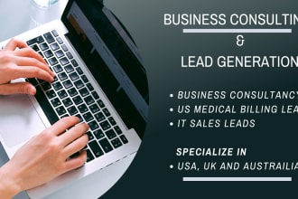 do b2b lead generation for USA medical billing and IT business