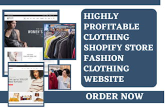 build modern clothing shopify store branded y2k streetwear website fashion store