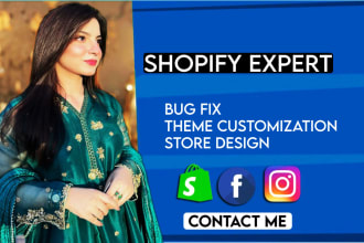 design, edit, update and fix your dropshipping shopify store