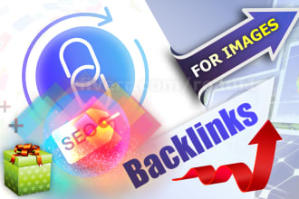 make SEO backlinks to images of website dofollow and manual