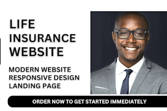 design life insurance website life insurance landing page life insurance website