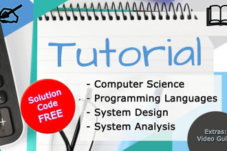 design tutorials for computer science coding assignments