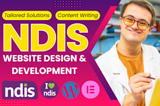 develop custom ndis service website by wordpress