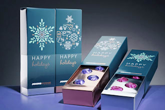 make organic product packaging or label design