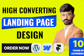 create wordpress landing page and elementor landing page