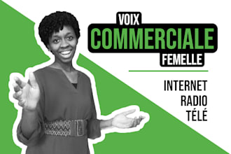 be your french female commercial voice
