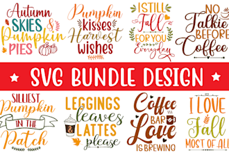 provide svg bundle design, and cut file bundle for you
