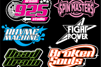 create y2k clothing logo for your brand
