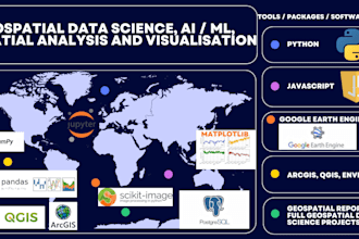 do geospatial data science, ai ml , gee spatial projects
