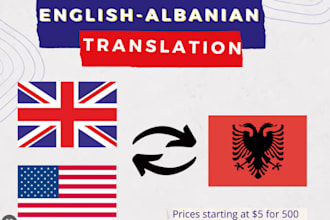 professionally translate english to albanian and vice versa